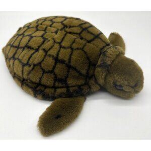 FIESTA 2195 Plush Stuffed Animal - 12" SEA TURTLE Brown